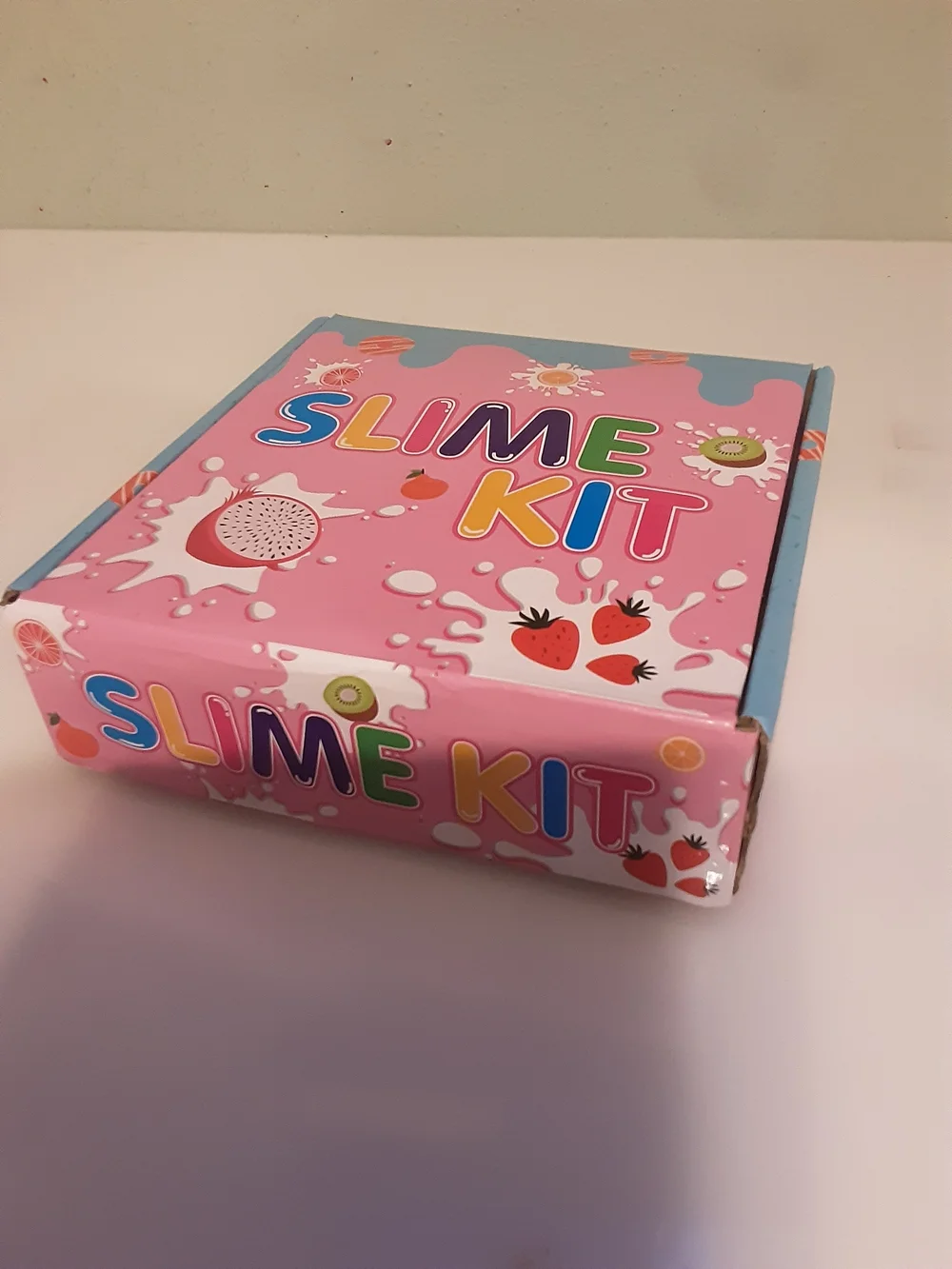 Kids Slime Kit Party Pack - Pink and Multicolor Tubs with Charms